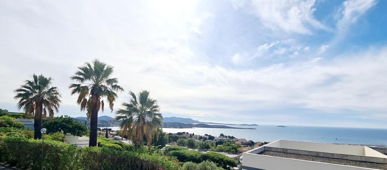 Magnifique Appartement Vue Mer - Grande Terrasse Et Piscine Bandol Buitenkant foto